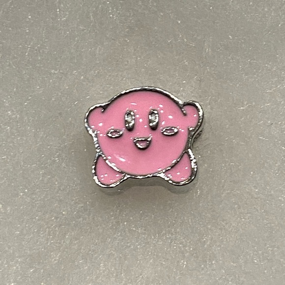 NEW•Kirby character silver/pnk DIY chrm - Picture 4 of 7